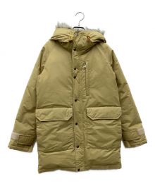 THE NORTHFACE PURPLELABEL（ザ・ノースフェイス パープルレーベル）の古着「ダウンジャケット/BRUSHED/LONG SEROW」｜ベージュ