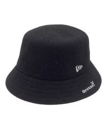 New Era×YOHJI YAMAMOTO（ニューエラ×ヨウジヤマモト）の古着「GroundY BUCKET 01」｜ブラック