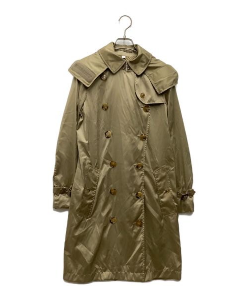 BURBERRY（バーバリー）BURBERRY (バーバリー) BANAPDIOTES/ナイロントレンチコート ベージュ サイズ:SIZE 36（S相当）の古着・服飾アイテム