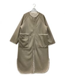 Ameri（アメリ）の古着「リバーシブルツインボアコート/2020AW」｜ベージュ