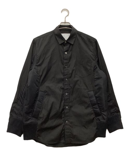 sacai（サカイ）sacai (サカイ) Cotton Poplin Shirt ブラック サイズ:SIZE 1の古着・服飾アイテム