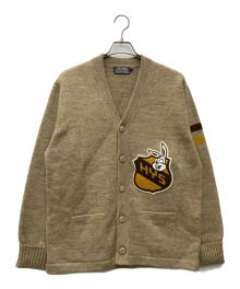 Hysteric Glamour（ヒステリックグラマー）の古着「ニットカーディガン RABBIT HEAD 22AW」｜ベージュ