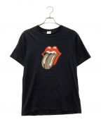 PAUL SMITH×ROLLING STONESポールスミス×ローリングストーンズ）の古着「プリントTシャツ」｜ブラック