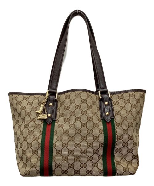 GUCCI（グッチ）GUCCI (グッチ) シェリーライン GGキャンバス ブラウンの古着・服飾アイテム