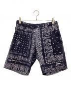 F.C.R.B.エフシーアールビー）の古着「BANDANA COMFORTABLE SHORTS　22AW」｜ネイビー