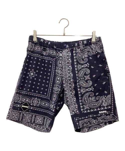 F.C.R.B.（エフシーアールビー）F.C.R.B. (エフシーアールビー) BANDANA COMFORTABLE SHORTS　22AW ネイビー サイズ:SIZE Mの古着・服飾アイテム