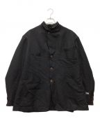 COMME des GARCONS×YIコムデギャルソン×ヤマイチ）の古着「AD2023 OVERSIZED JACKET polyester twill garment treated」｜ブラック