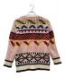 KENZO (ケンゾー) Peruvian Fair Isle Wool Cardigan アイボリー×レッド サイズ:SIZE XS：10000円