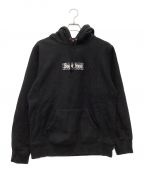 SUPREMEシュプリーム）の古着「Bandana Box Logo Hooded Sweatshirt 19AW」｜ブラック