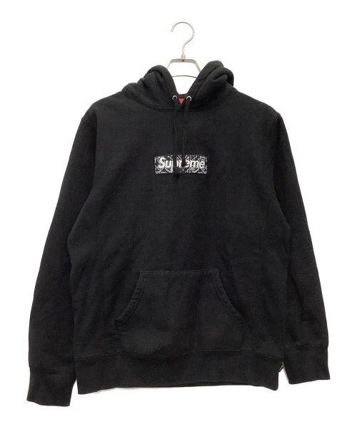 SUPREME（シュプリーム）Supreme (シュプリーム) Bandana Box Logo Hooded Sweatshirt 19AW ブラック サイズ:SIZE Mの古着・服飾アイテム