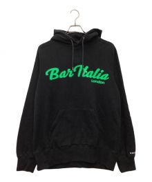 sacai（サカイ）の古着「Bar Italia Hoodie プルオーバーパーカー」｜ブラック