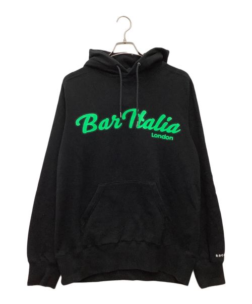 sacai（サカイ）sacai (サカイ) Bar Italia Hoodie プルオーバーパーカー ブラック サイズ:SIZE 3の古着・服飾アイテム