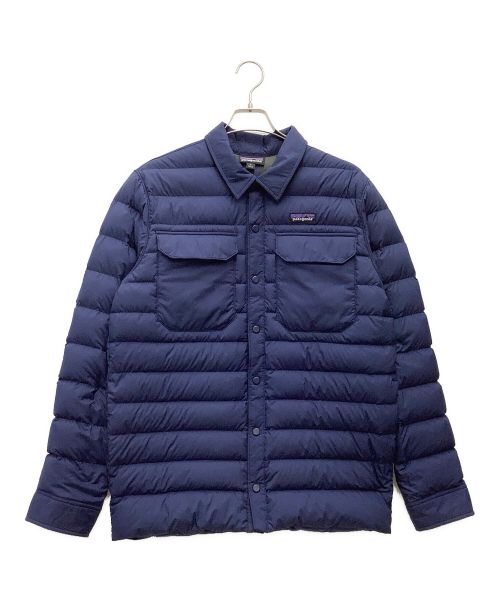 Patagonia（パタゴニア）Patagonia (パタゴニア) サイレントシャツダウンジャケット ネイビー サイズ:SIZE Mの古着・服飾アイテム