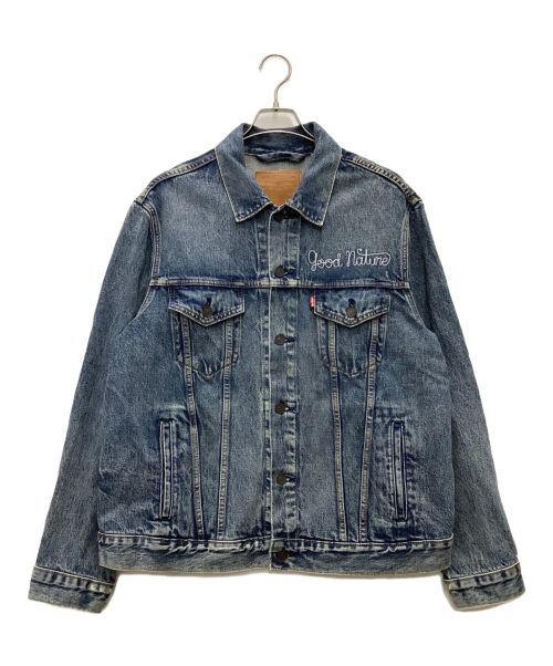 LEVI'S（リーバイス）LEVI'S (リーバイス) Vintage Fit Trucker Jacket サボテン刺繍 インディゴ サイズ:SIZE Lの古着・服飾アイテム