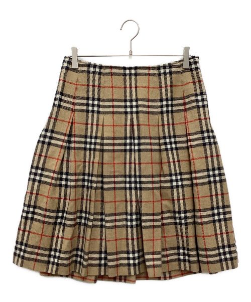 BURBERRY LONDON（バーバリーロンドン）BURBERRY LONDON (バーバリーロンドン) チェックスカート ベージュ サイズ:SIZE 40(L相当)の古着・服飾アイテム