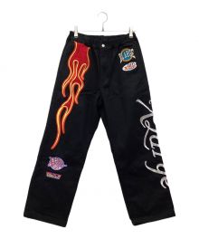 X-LARGE（エクストララージ）の古着「イージーパンツ 	RACING TEAM PANTS」｜ブラック