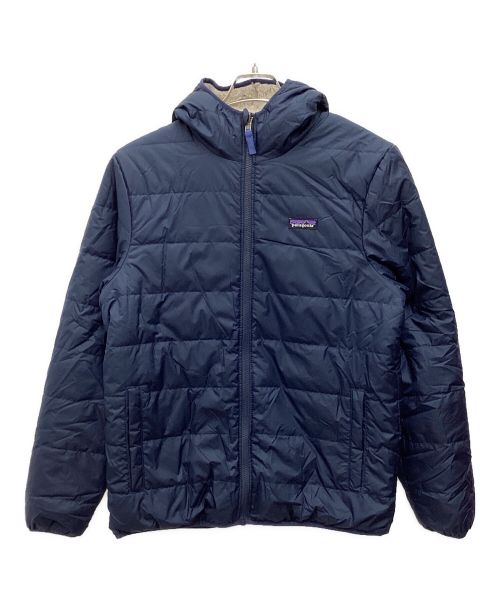 Patagonia（パタゴニア）Patagonia (パタゴニア) リバーシブルボアジャケット ネイビー サイズ:SIZE XXLの古着・服飾アイテム