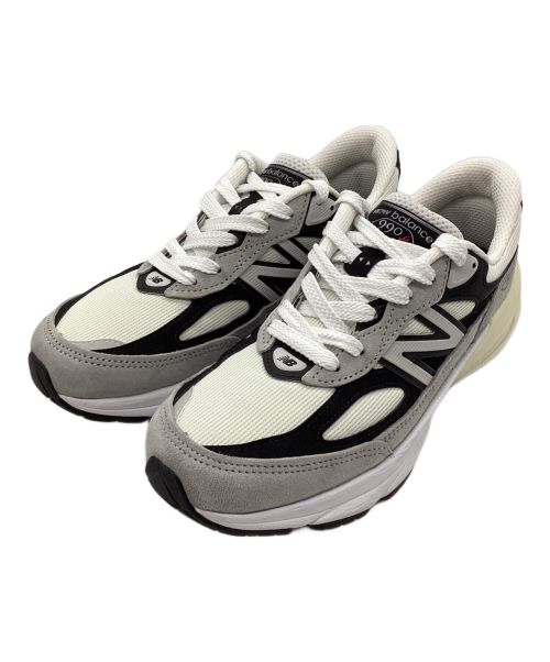 NEW BALANCE（ニューバランス）NEW BALANCE (ニューバランス) スニーカー　Made in USA ホワイト×ブラック サイズ:SIZE 24.5cmの古着・服飾アイテム