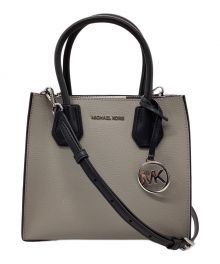 MICHAEL KORS（マイケルコース）の古着「2WAYショッパートートバッグ」｜グレー×ブラック