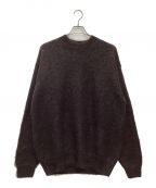 AURALEEオーラリー）の古着「BRUSHED SUPER KID MOHAIR MIX KNIT」｜ブラウン