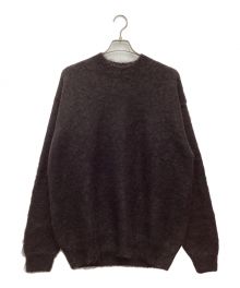 AURALEE（オーラリー）の古着「BRUSHED SUPER KID MOHAIR MIX KNIT」｜ブラウン