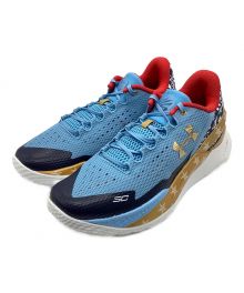 UNDER ARMOUR（アンダー アーマー）の古着「UNDER ARMOUR　スニーカー　Curry 2 Low FLOTRO」｜ブルー×ゴールド