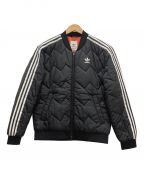 adidas Originalsアディダスオリジナル）の古着「スーパースターキルティングジャケット」｜ブラック