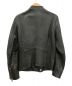 DIESEL (ディーゼル) ライダースジャケット ブラック サイズ:S：12800円