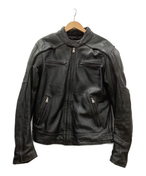 HARLEY-DAVIDSON（ハーレーダビッドソン）HARLEY-DAVIDSON (ハーレーダビッドソン) スカルレザージャケット ブラック サイズ:Mの古着・服飾アイテム