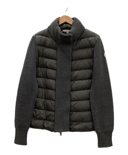 MONCLER（モンクレール）MONCLER (モンクレール) MAGLIONE TRICOT CARDIGAN グレー サイズ:Mの古着・服飾アイテム