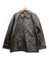 SUBCIETY（サブサエティ）の古着「LAMB LEATHER CAR COAT」｜ブラック