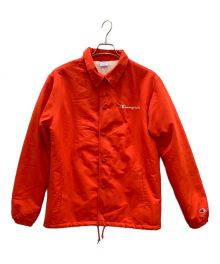 Champion（チャンピオン）の古着「裏ボアコーチジャケット」｜レッド