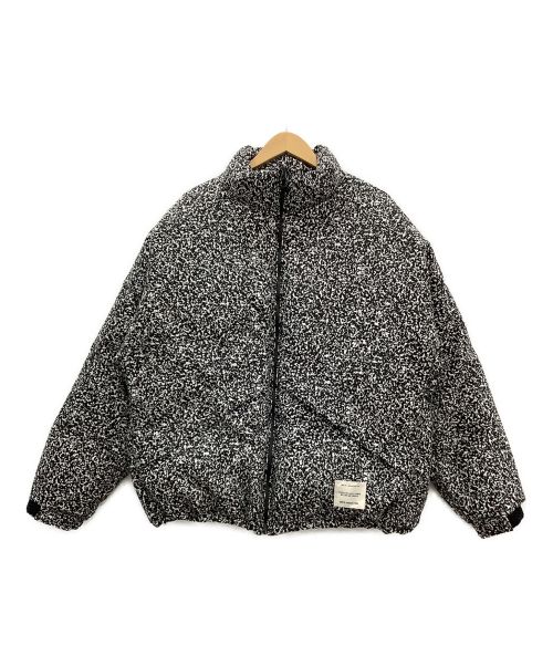 COOTIE PRODUCTIONS（クーティープロダクツ）COOTIE PRODUCTIONS (クーティープロダクツ) T/W Jacquard Down Jacket ブラック サイズ:Mの古着・服飾アイテム