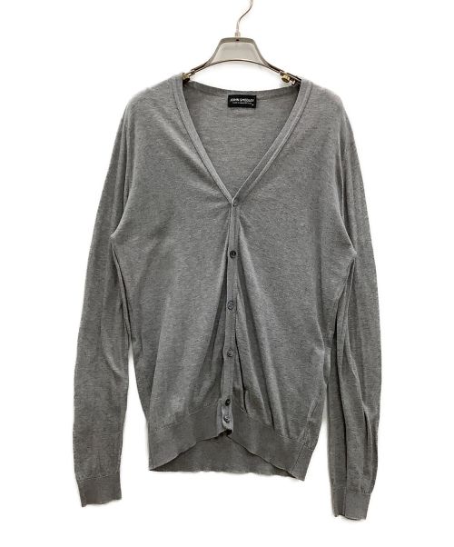 JOHN SMEDLEY（ジョンスメドレー）JOHN SMEDLEY (ジョンスメドレー) コットンカーディガン グレー サイズ:Mの古着・服飾アイテム