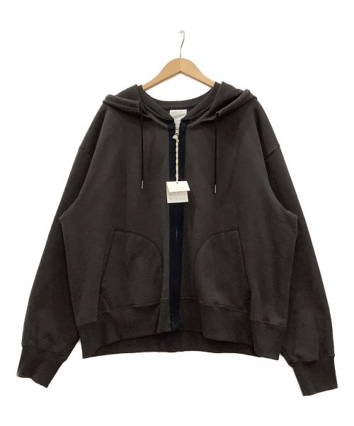 Ar.T.（アルト）Ar.T. (アルト) Zip Hoodie Black ダークブラウン サイズ:Sの古着・服飾アイテム