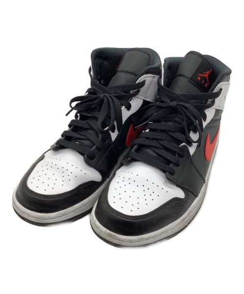 NIKE（ナイキ）NIKE (ナイキ) AIR　JORDAN　1MID ホワイト×ブラック サイズ:28.5cmの古着・服飾アイテム