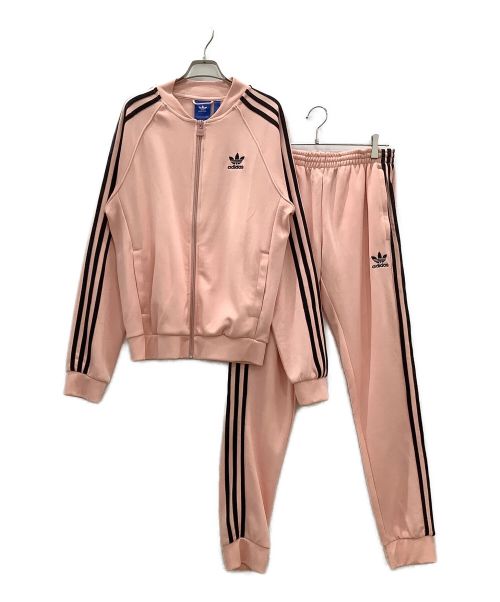 adidas（アディダス）adidas (アディダス) セットアップジャージ ベージュ サイズ:Sの古着・服飾アイテム