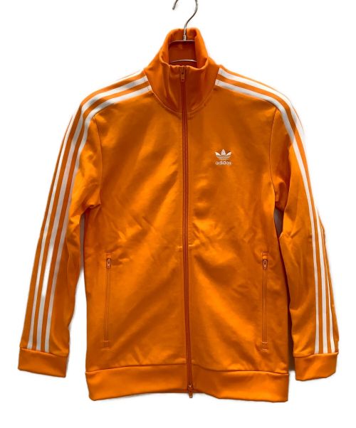 adidas（アディダス）adidas (アディダス) トレフォイルトラックジャケット オレンジ サイズ:Mの古着・服飾アイテム