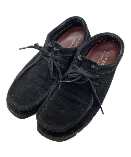 CLARKS（クラークス）CLARKS (クラークス) ワラビーシューズ ブラック サイズ:26.0ｃｍの古着・服飾アイテム