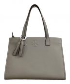 TORY BURCHトリーバーチ）の古着「THEA　LEATHER　TOTE」｜ベージュ