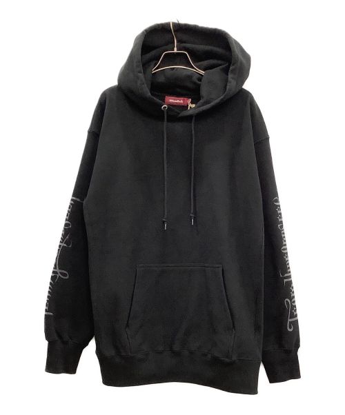 HIDE AND SEEK（ハイドアンドシーク）HIDE AND SEEK (ハイドアンドシーク) C-Hill Hooded Sweat Shirt ブラック サイズ:XLの古着・服飾アイテム