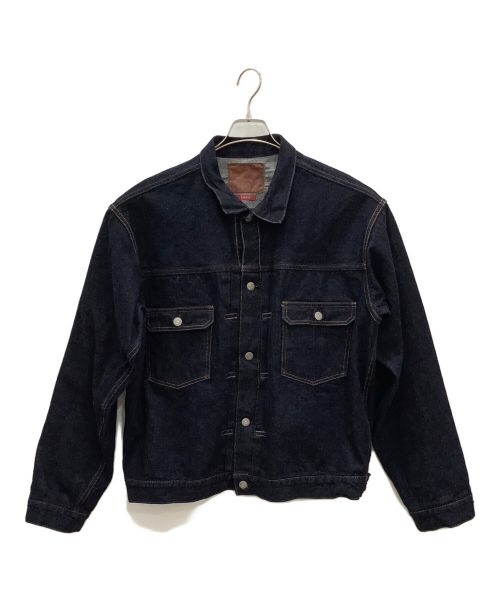 leno（リノ）LENO (リノ) PATRICIA BIG TRUCKER JACKET インディゴ サイズ:03の古着・服飾アイテム