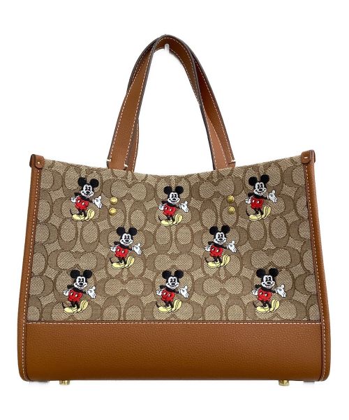 COACH（コーチ）COACH (コーチ) DISNEY (ディズニー) 2WAYバッグ ブラウンの古着・服飾アイテム