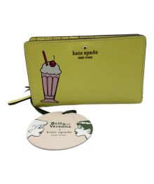 Kate Spade×Betty & Veronica（ケイトスペード）の古着「2つ折り財布」｜イエロー