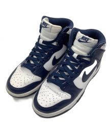 NIKE（ナイキ）の古着「Nike Dunk High Championship Navy」｜ホワイト×ネイビー