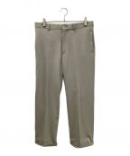 AURALEEオーラリー）の古着「HARD TWIST WOOL DOBBY SLACKS」｜グレー