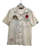 KONJAKUコンジャク）の古着「和柄刺繍シャツ」｜アイボリー