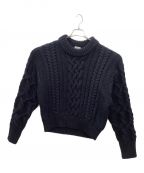 apartment Threeアパートメントスリー）の古着「Apartment Three　Chunky Cable-Knit Sweater」｜ネイビー