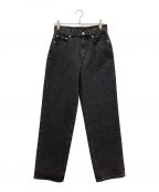 apartment Threeアパートメントスリー）の古着「Apartment Three　Classic Mid-rise Straight-leg Jeans」｜ブラック