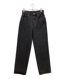 apartment Three（アパートメントスリー）の古着「Apartment Three　Classic Mid-rise Straight-leg Jeans」｜ブラック